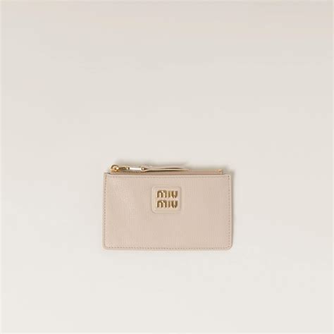 miu miu madras long wallet|Raw White Large Madras Leather Wallet .